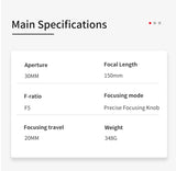 Used ZWO 30F5 Mini Guide Scope ED APO