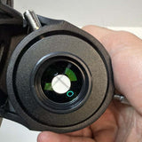 Used Celestron 9x50 Finderscope, Black, straight-through, with SCT mount (51611)