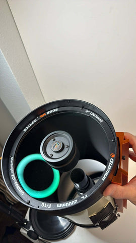 Used Celestron EdgeHD 800 OTA, Celestron motorized focuser, dew shield, T-adapter