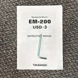 Used Takahashi EM-200 Temma 2 Goto Mount on Tak Wooden SE-LL tripod