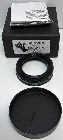 Used Tele Vue Dioptrx Astigmatism Correcting Lens 0.25