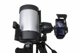 Compact 127mm SCT with the smartphone dock and sky map on screen