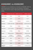 Comparison chart of ZWO ASI662MC vs ASI664MC vs ASI585MC planetary cameras