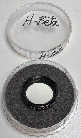 Used Orion Hydrogen-Beta Eyepiece Filter, 1.25''