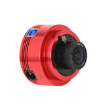 ZWO ASI664MC color planetary camera, red body with USB 3.0 and ST4 ports