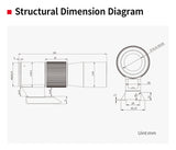 Used ZWO 30F5 Mini Guide Scope ED APO