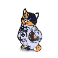Mission Space Cat Enamel Pin