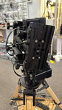 Rowan AZ100 mount head w/encoders, dual motor drives, dual saddles, pan/tilt handle, on Berleback UNI-18 tripod