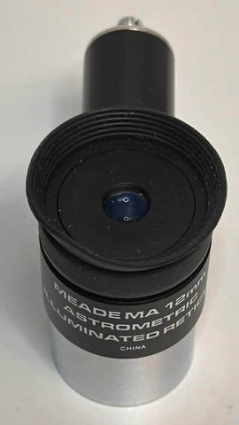 Used Meade 12mm MA Illuminated Reticle Eyepiece w/Illuminator