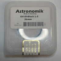 Brand New Astronomik L-3 UV-IR Block Filter 36mm