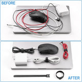 20 pcs 8-Inch Hook and Loop Cable Ties