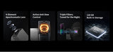 4_element Apochromatic Lens, dew control, triple filters with 128 gb storage