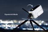 Seestar S50 Pro in Equatorial Mode on the Seestar TH10 fluid head wedge