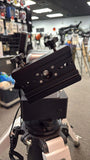 Used iOptron AZ Pro Mount Head on white Tri-Pier
