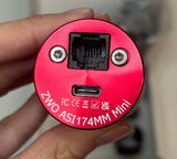 Used ZWO ASI174MM Mini with two M28.5-CS Adapters