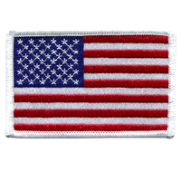 American Flag - White Border