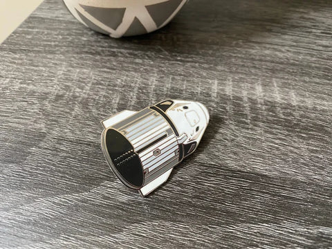 SpaceX Crew Dragon Enamel Pin